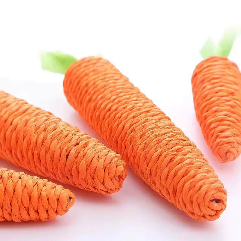 Carrot Cat Toy with Bell | Interactive Kitten Chew & Play Stick