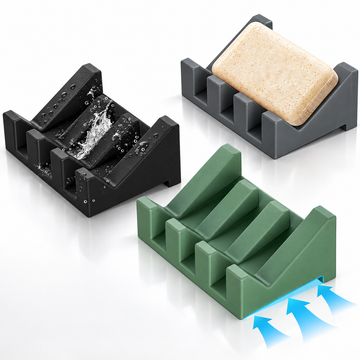 Silicone Soap Holder - Self-Draining Design