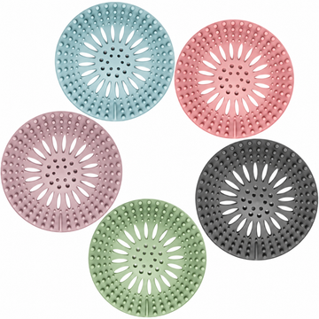 Sink Drain Hair Catcher - 5-Piece Set