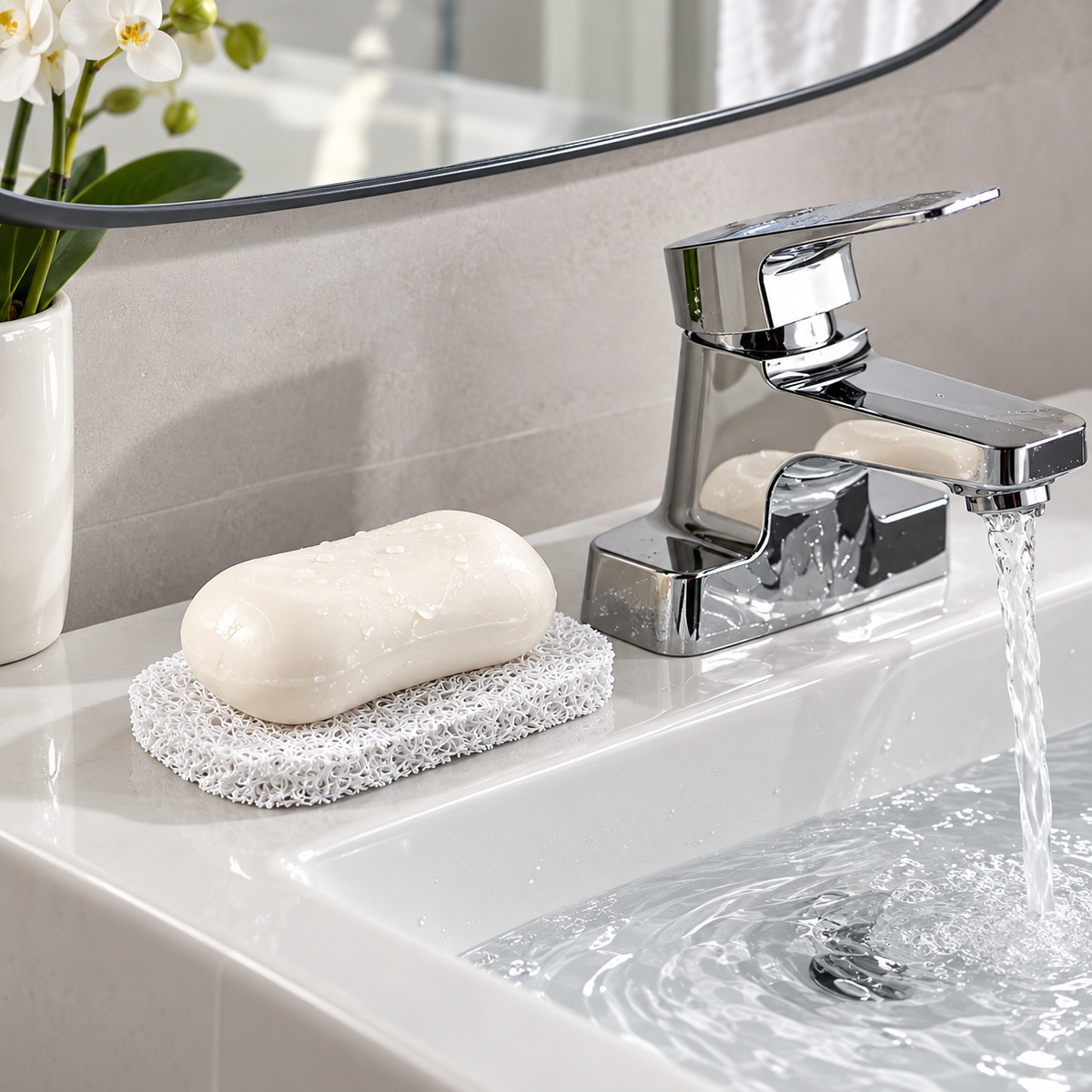 Soap Saver Pad - Quick-Dry Drainage Mat