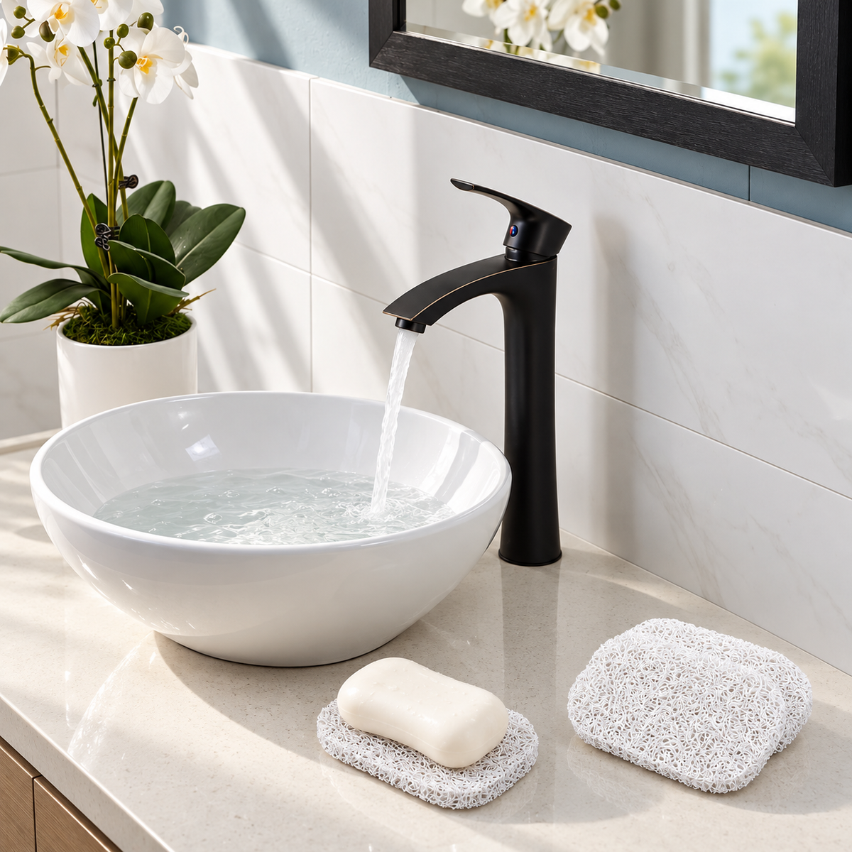 Soap Saver Pad - Quick-Dry Drainage Mat