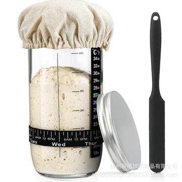 Sourdough Starter Jar – Fermentation Kit