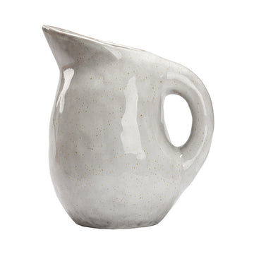 Speckled Ceramic Pitcher Vase