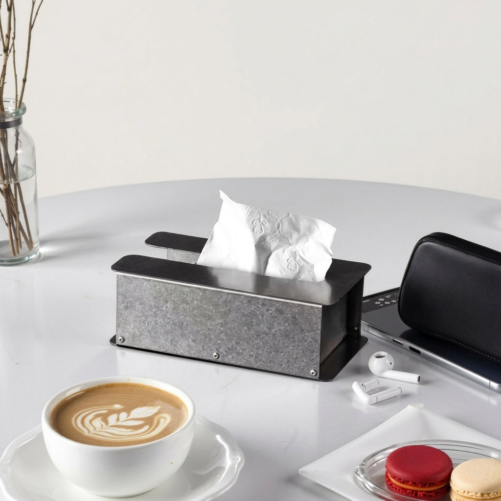 Steelforn Stainless Steel Tissue Box