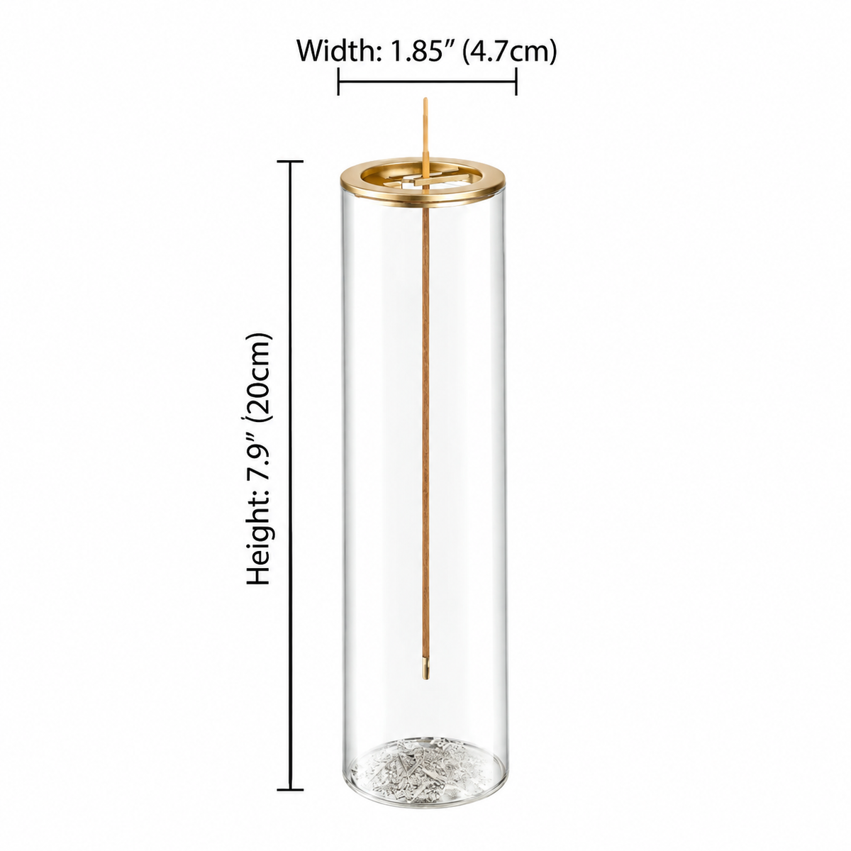 Suspended Glass Incense Burner
