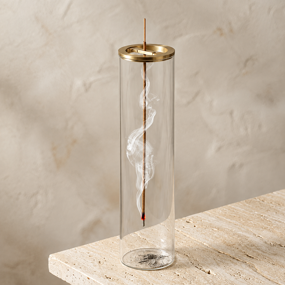 Suspended Glass Incense Burner