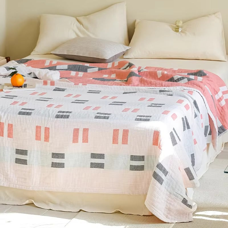 Three-Layer Pure Cotton Gauze Blanket
