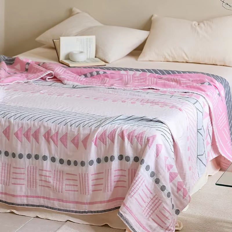 Three-Layer Pure Cotton Gauze Blanket