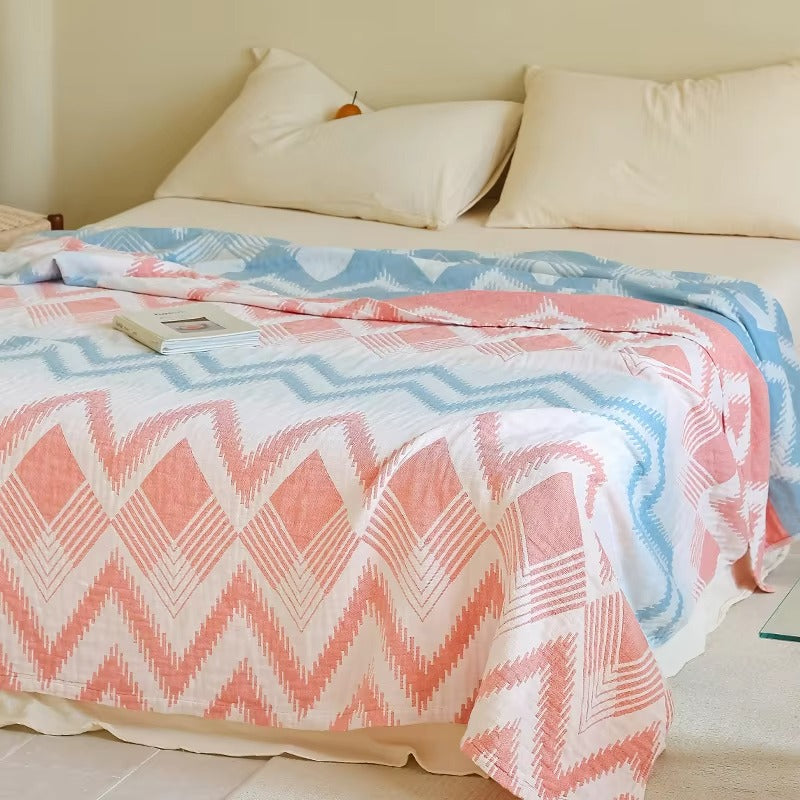 Three-Layer Pure Cotton Gauze Blanket