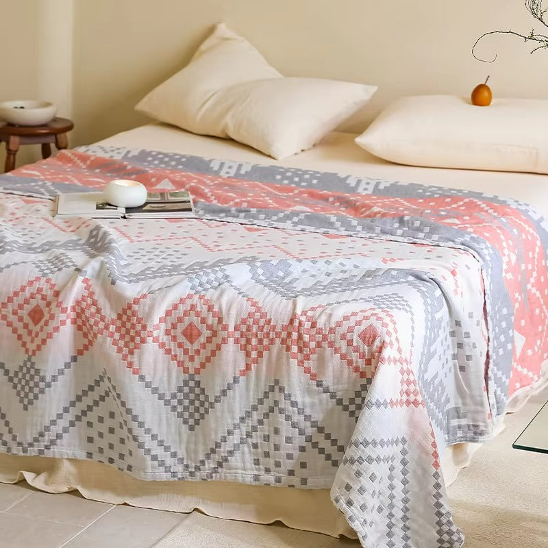 Three-Layer Pure Cotton Gauze Blanket