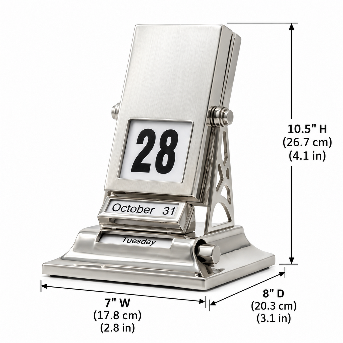 Timeless Desk Date Keeper - Rotating Calendar