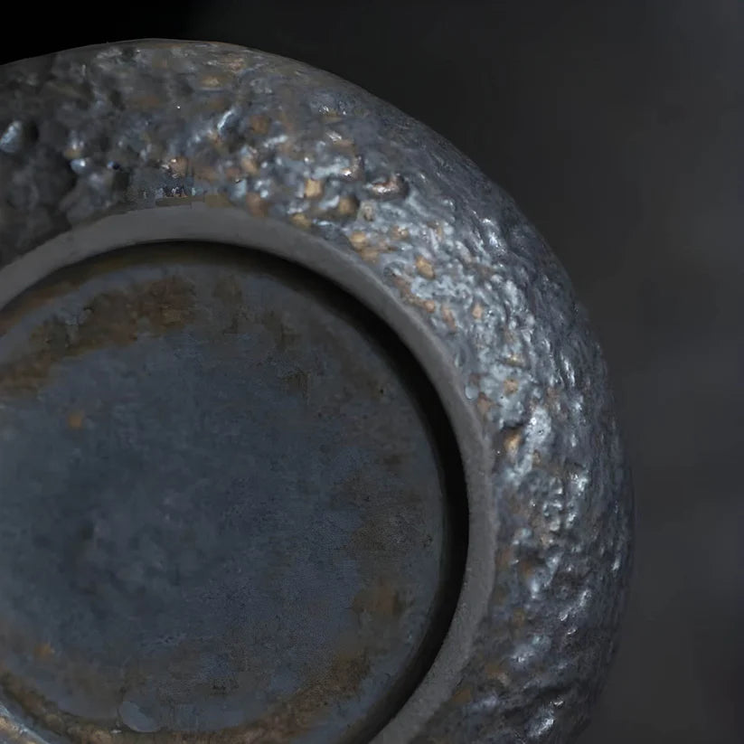 Textured Iron Bud Vase – Modern Minimalist