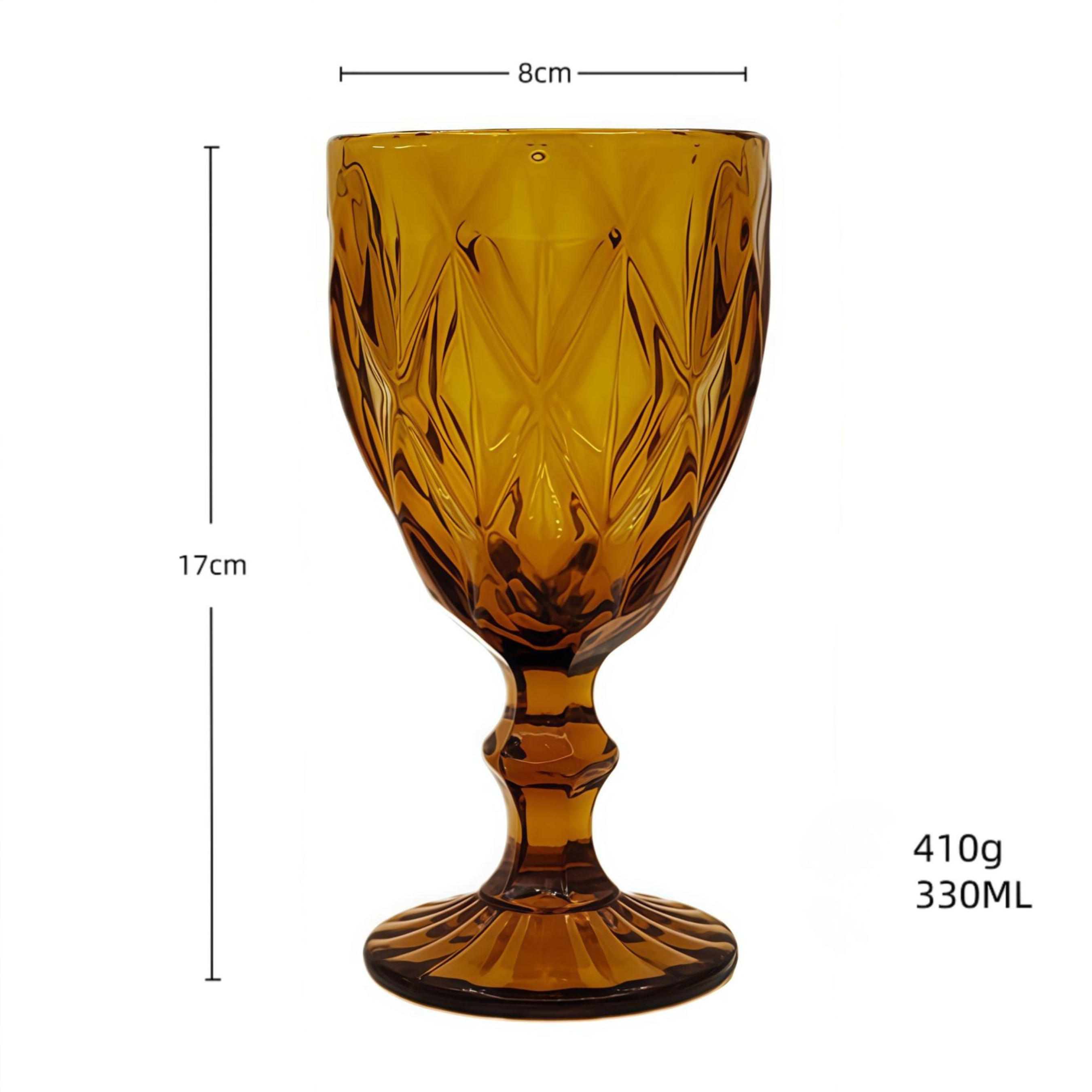 Vintage European Style Goblet Glass