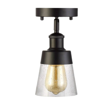 Seeded Glass Ceiling Light
