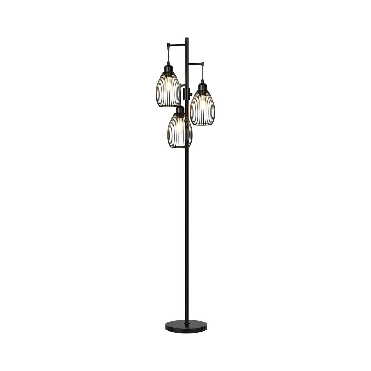 Teardrop Cage Floor Lamp