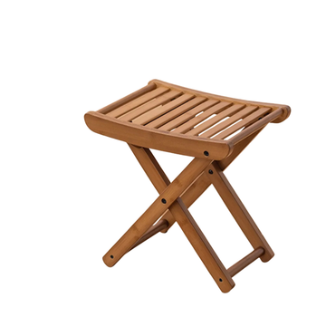 Folding Bamboo Shower Stool