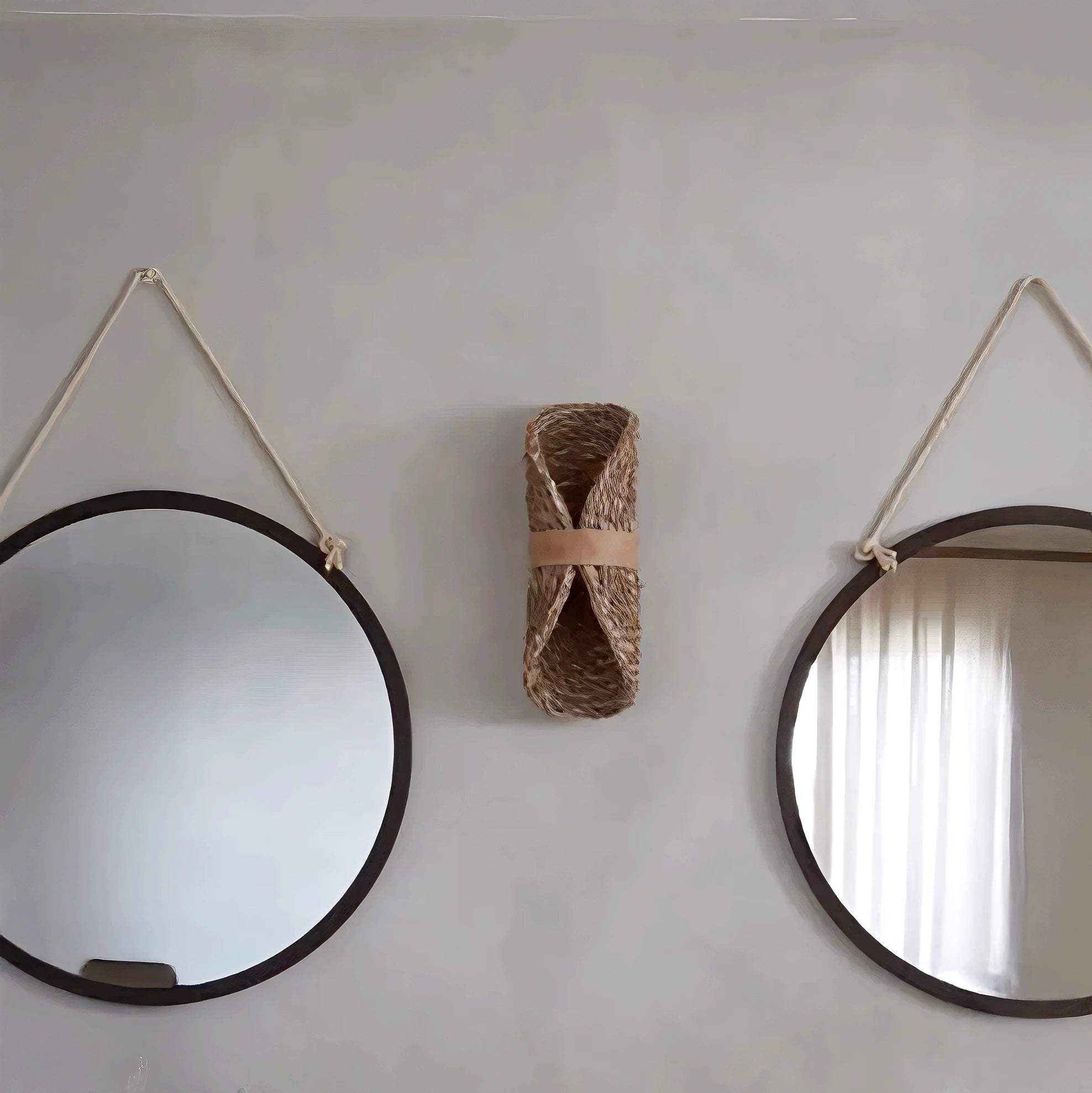 Woven Boho Wall Lamp