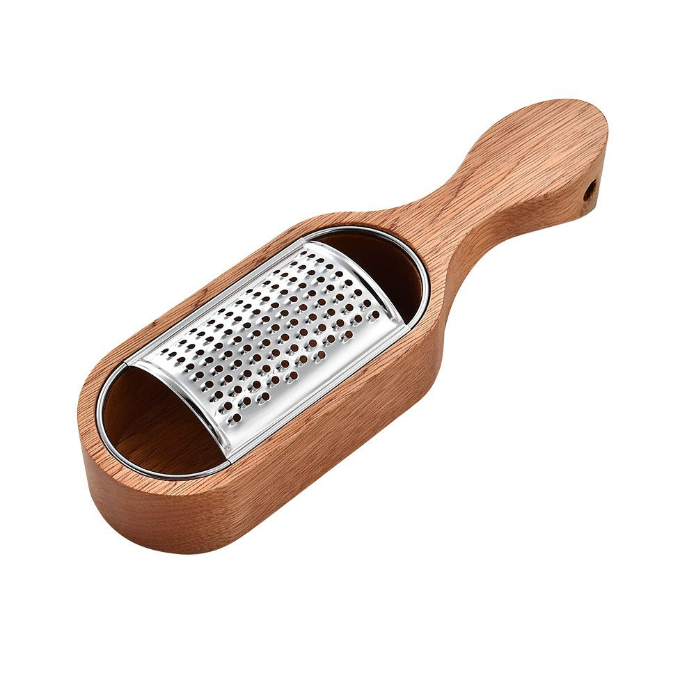 Wooden Cheese Grater Set – 3 Interchangeable Blades