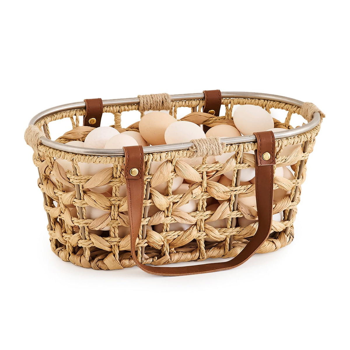 Woven Egg Collecting Basket – Carry Handle