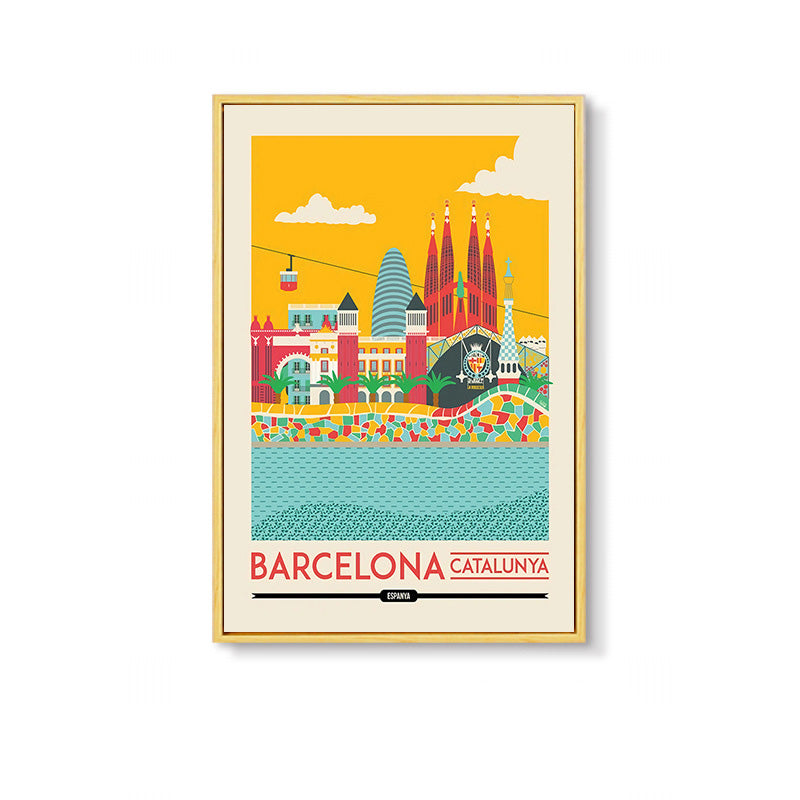 Barcelona Canvas Posters