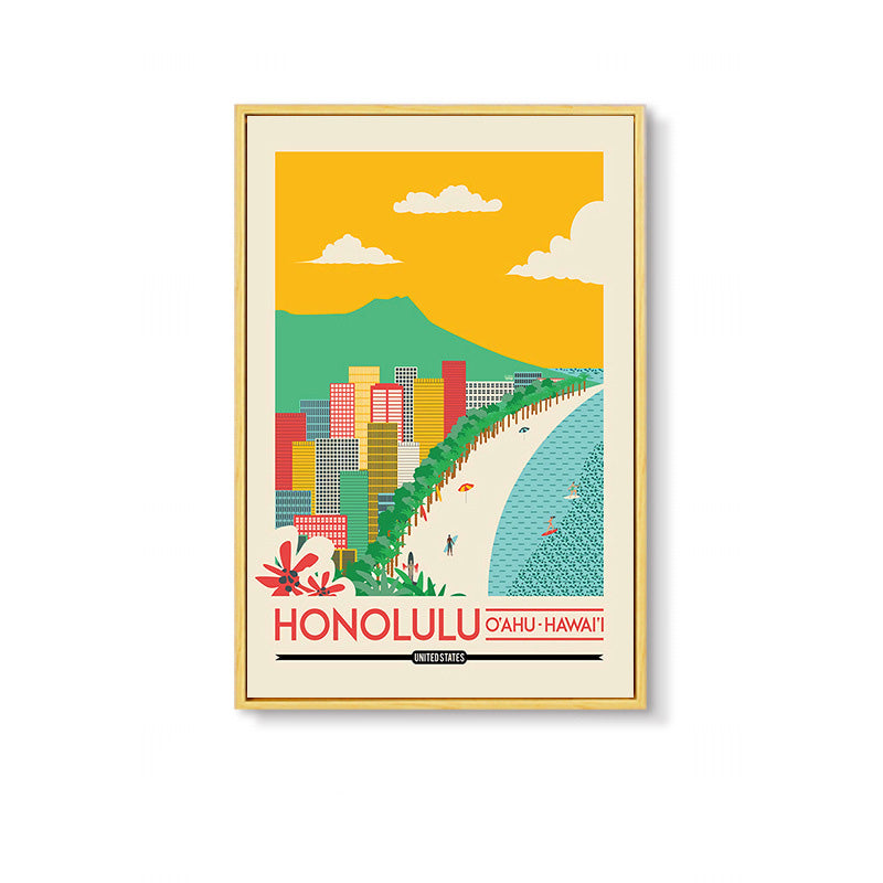 Honolulu Canvas Posters