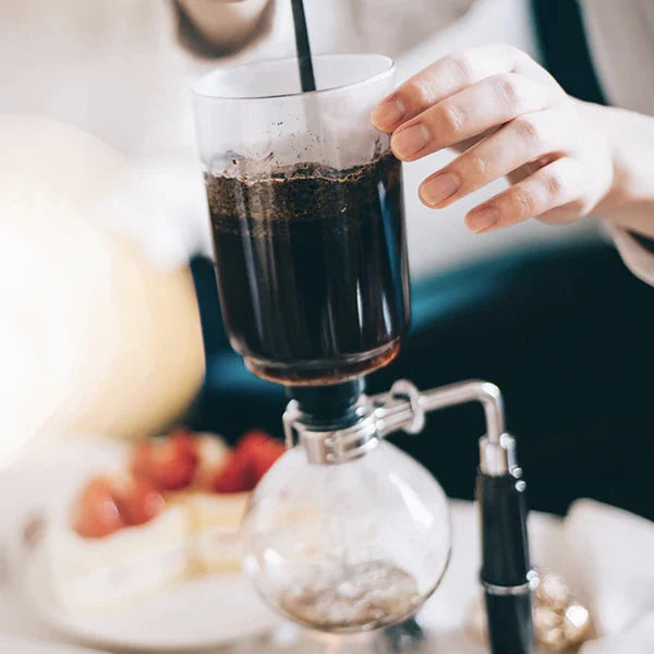 Siphon Coffee Maker | Vacuum Pot Brewer with Heat-Resistant Glass