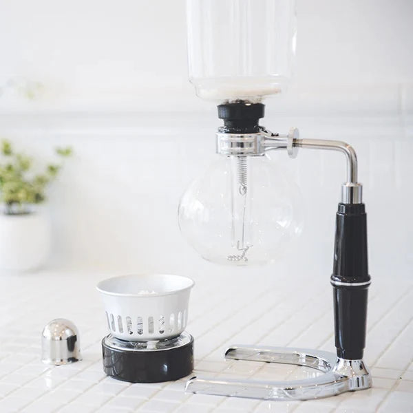 Siphon Coffee Maker | Vacuum Pot Brewer with Heat-Resistant Glass