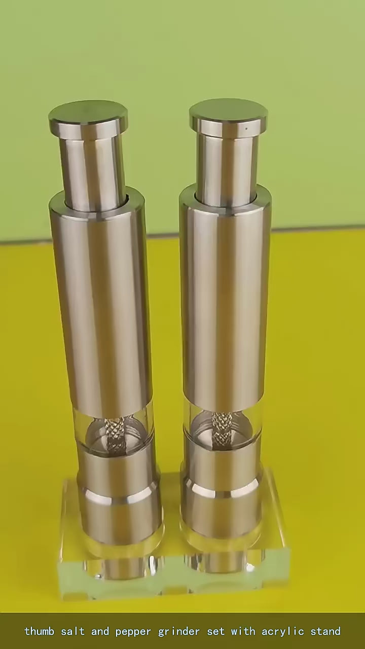 Mini Stainless Steel Pepper Grinder Set