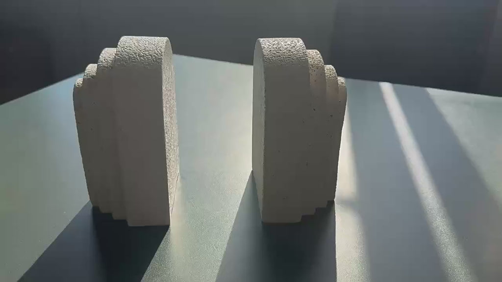 White Resin Book Baffle Ornament