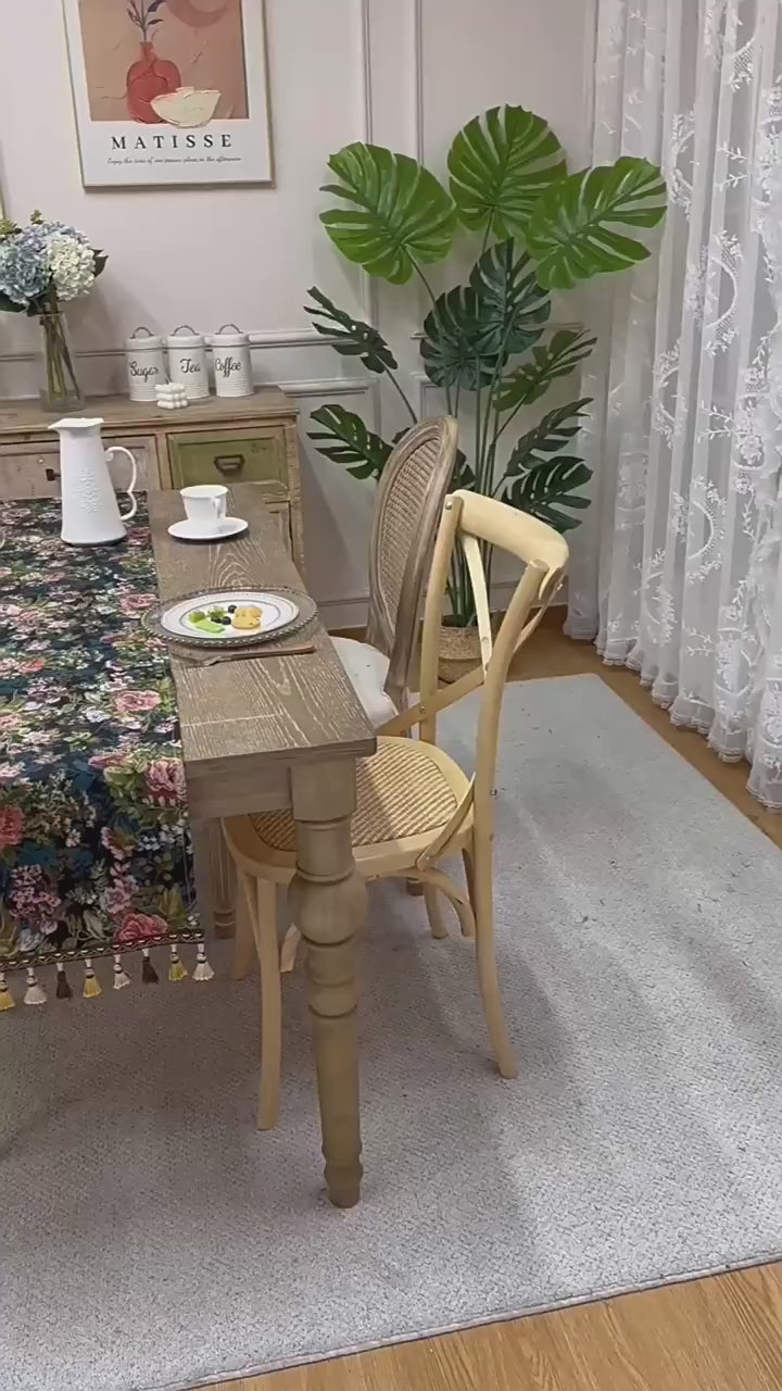 Bohemian Jacquard Table Runner with Tassels