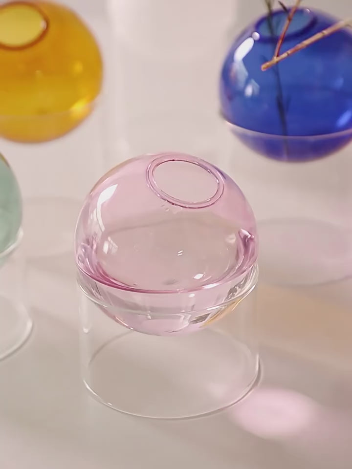Celeste Glass Orb Vase