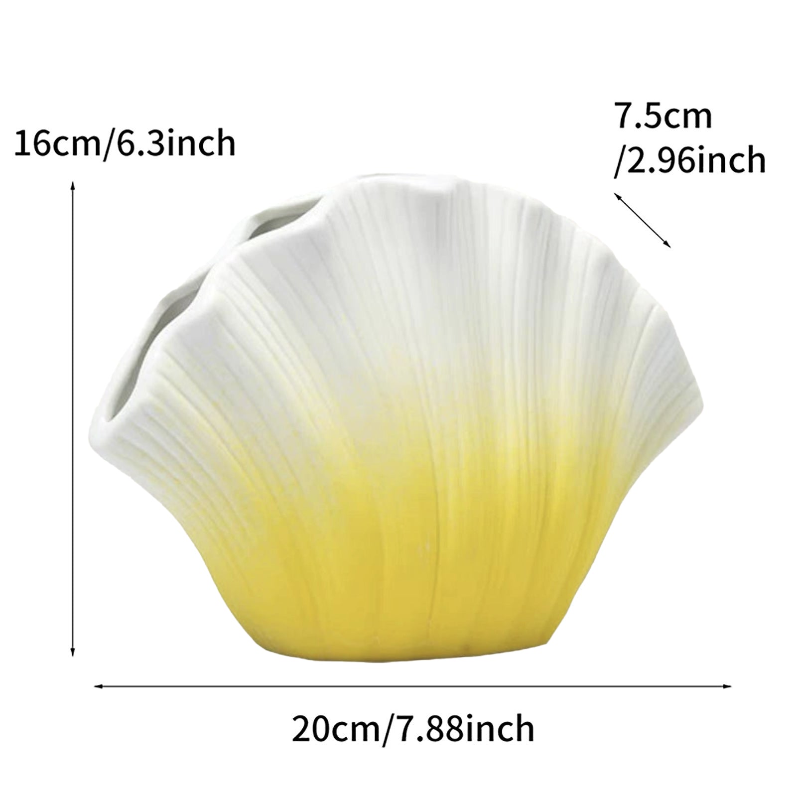 Changhong Shell Ceramic Vase